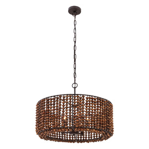 Minka-Lavery - 12954-860 - Four Light Pendant - Beaudelle - Dark Bronze