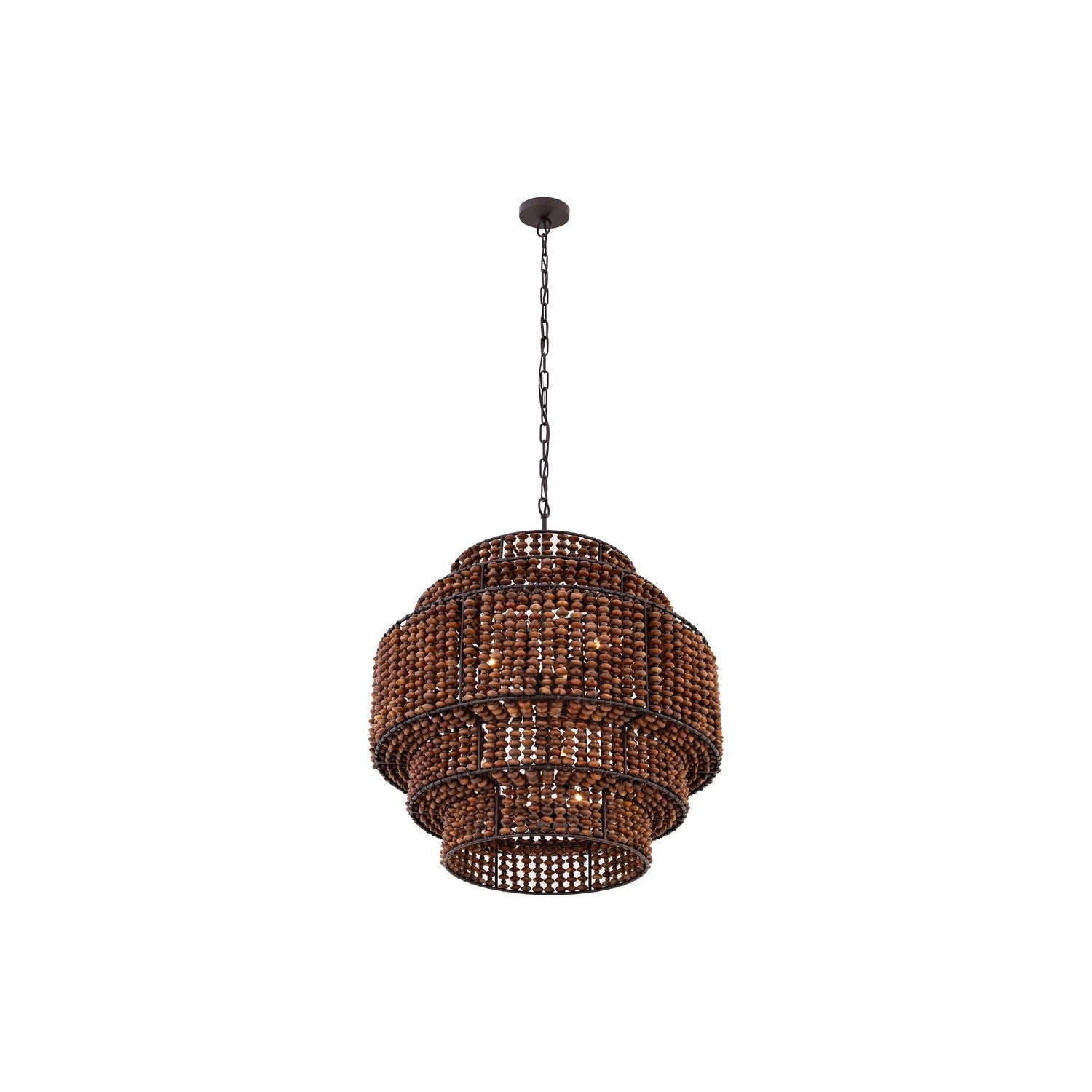 Minka-Lavery - 12959-860 - Nine Light Pendant - Beaudelle - Dark Bronze