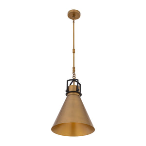 Minka-Lavery - 13105-855 - One Light Pendant - Fenric - Legacy Brass