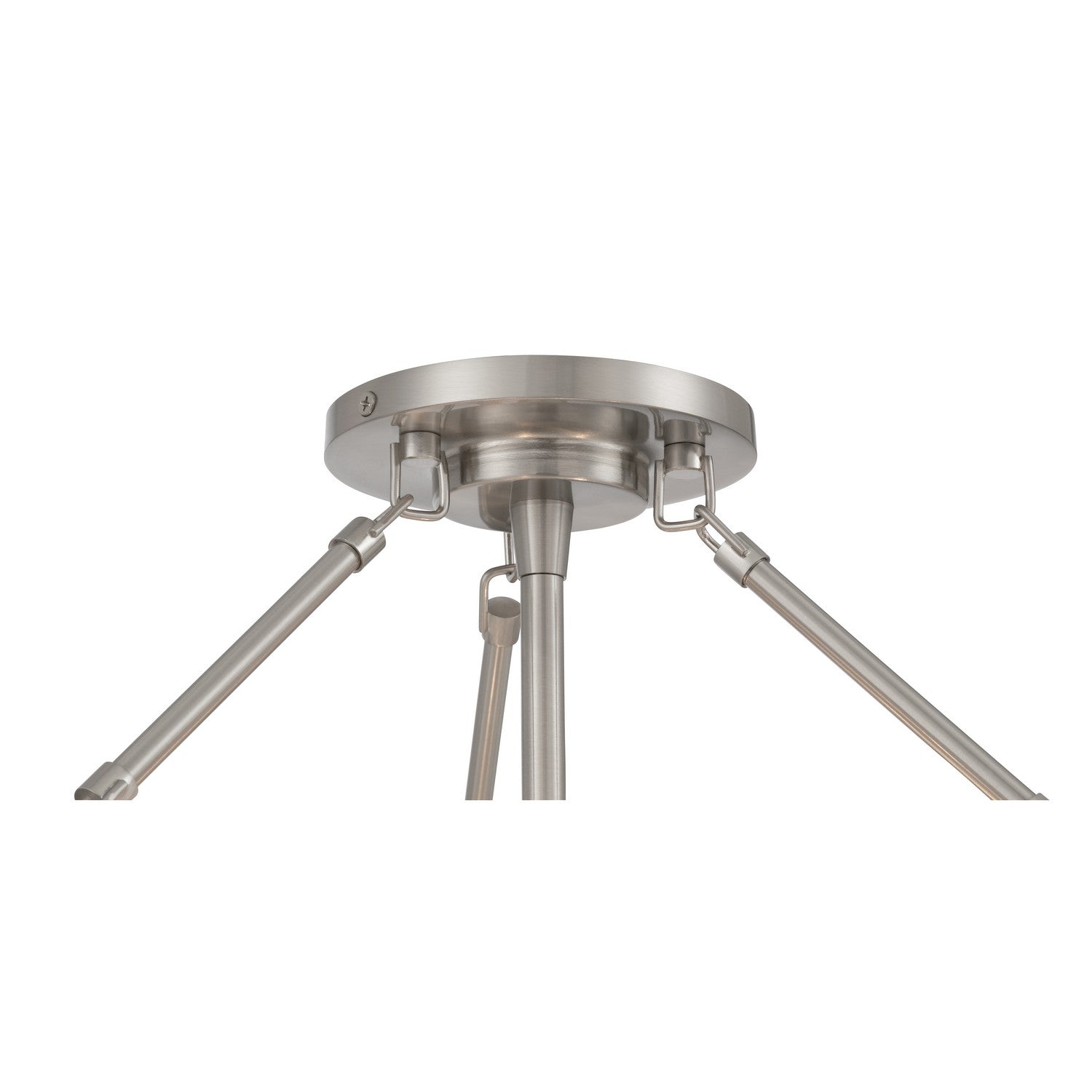 Minka-Lavery - 14086-84 - Three Light Semi-Flush Mount - Halora - Brushed Nickel
