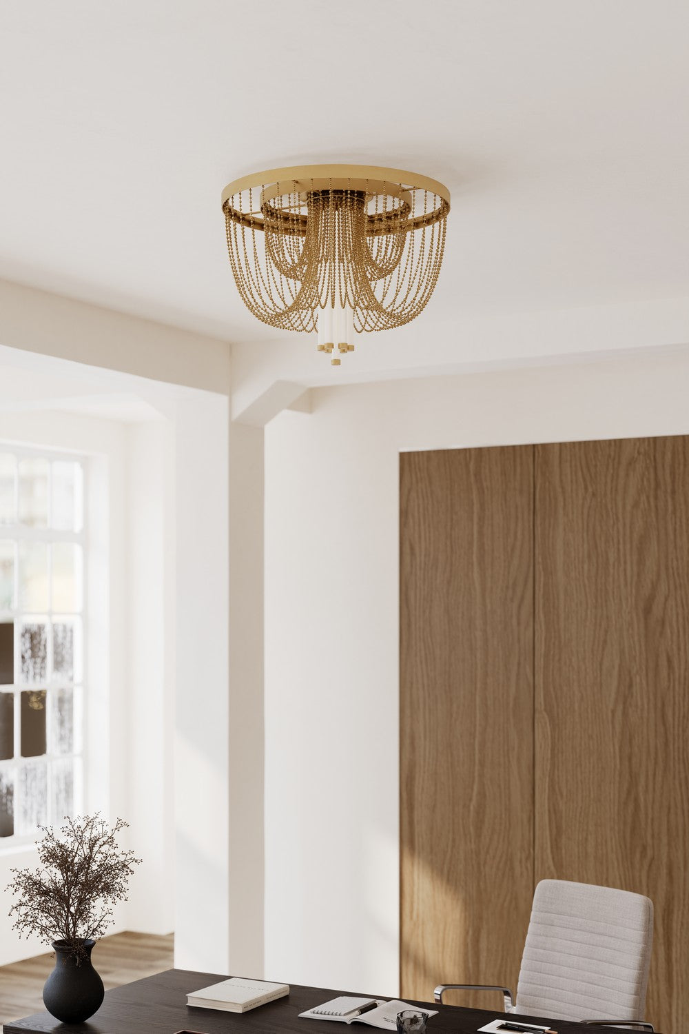 Minka-Lavery - 15255-732-L - LED Flush Mount - Jezelle - Legacy Brass