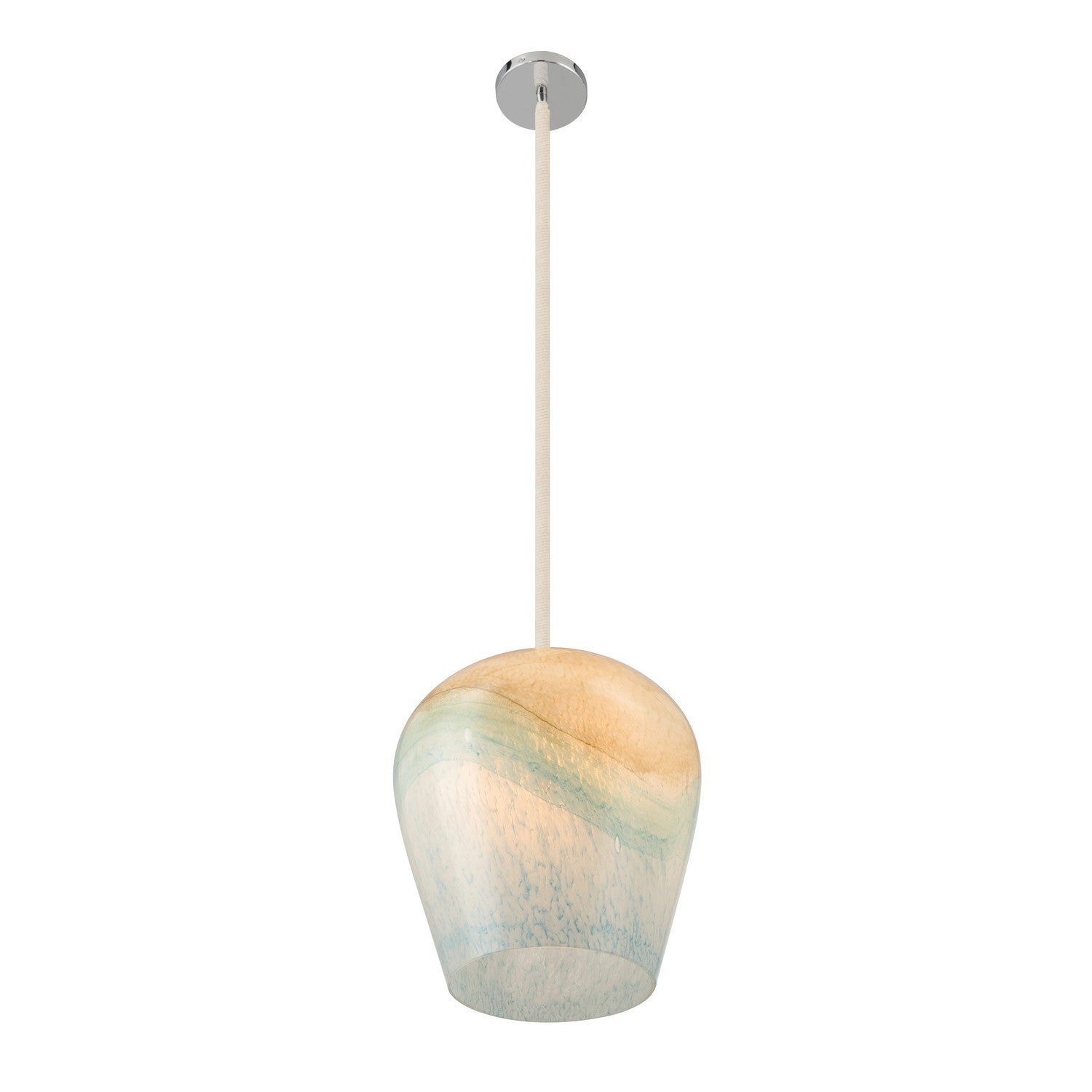 Minka-Lavery - 15575-613 - One Light Pendant - Sandrelle - Polished Nickel