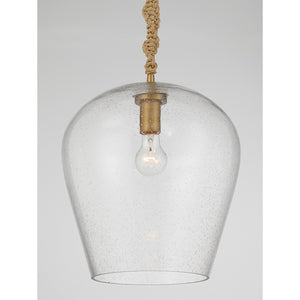 Minka-Lavery - 15585-732 - One Light Pendant - Elyric - Legacy Brass