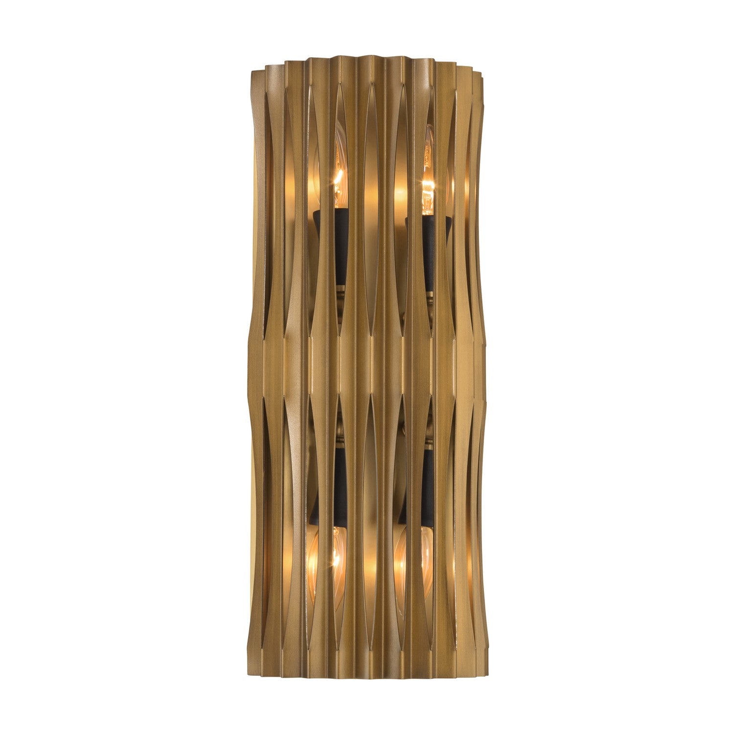 Minka-Lavery - 16020-877 - Four Light Wall Sconce - Aven - Sand Coal Black