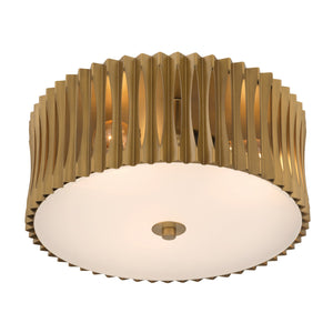 Minka-Lavery - 16023-877 - Three Light Flush Mount - Aven - Sand Coal Black