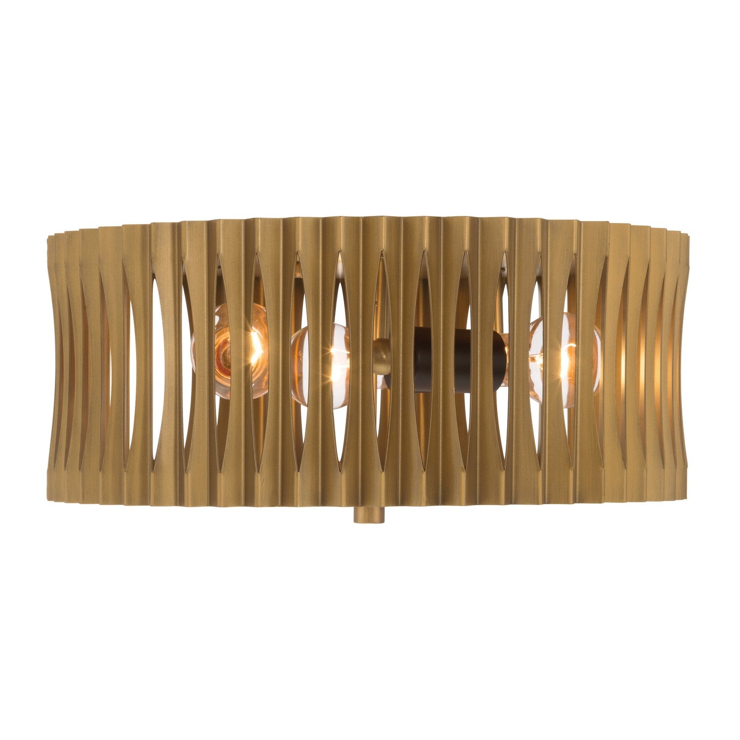 Minka-Lavery - 16023-877 - Three Light Flush Mount - Aven - Sand Coal Black