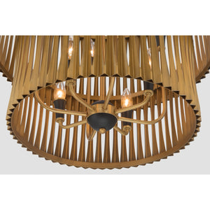 Minka-Lavery - 16028-877 - Eight Light Pendant - Aven - Sand Coal Black