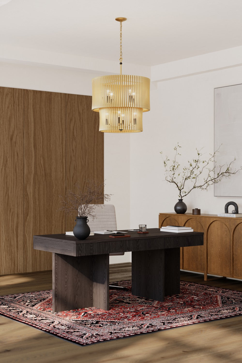 Minka-Lavery - 16028-877 - Eight Light Pendant - Aven - Sand Coal Black