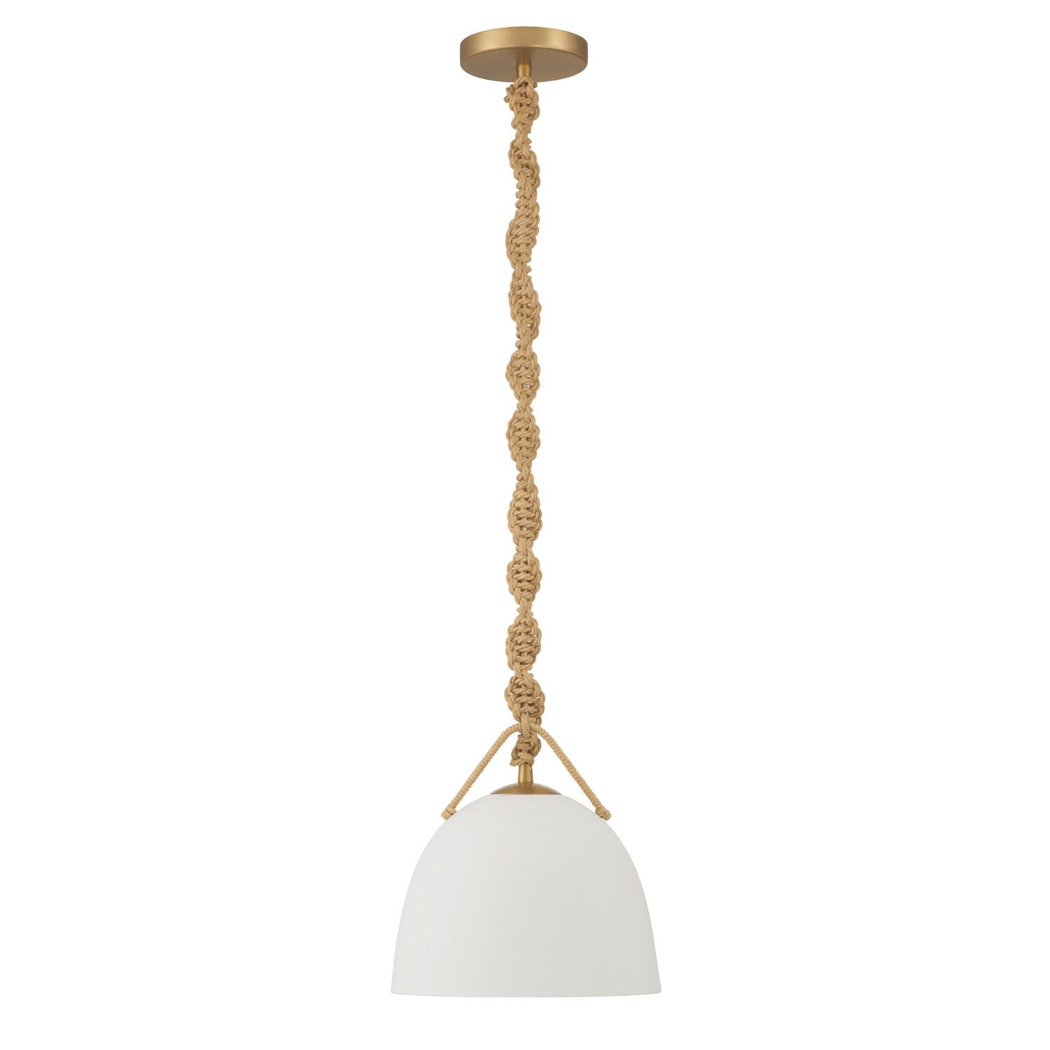 Minka-Lavery - 16065-732 - One Light Mini Pendant - Cordon - Legacy Brass