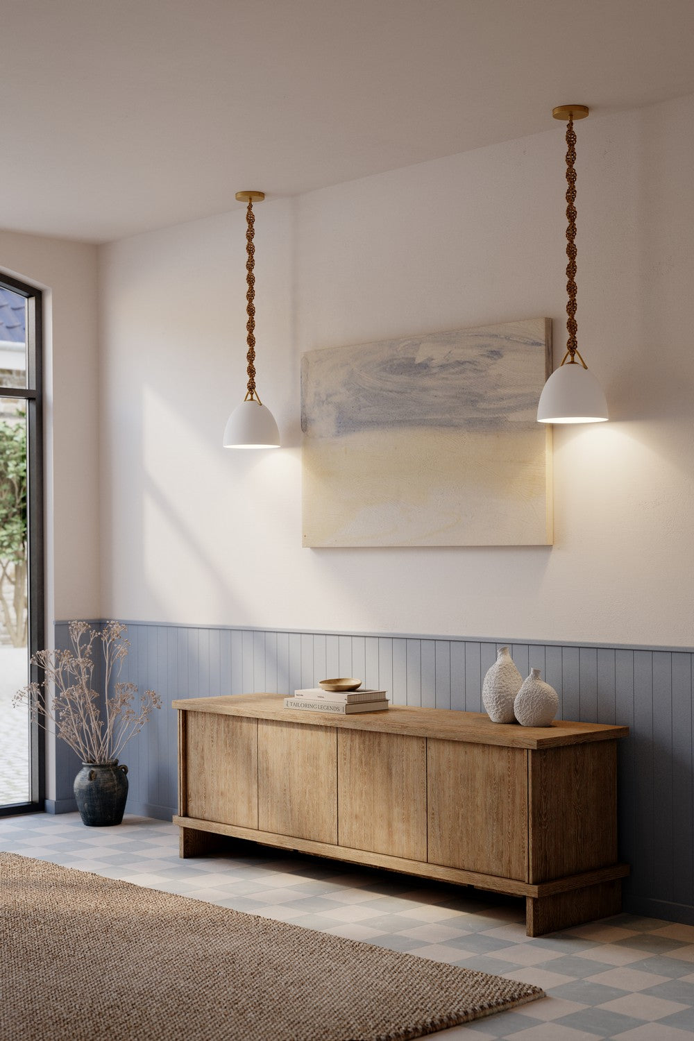 Minka-Lavery - 16065-732 - One Light Mini Pendant - Cordon - Legacy Brass