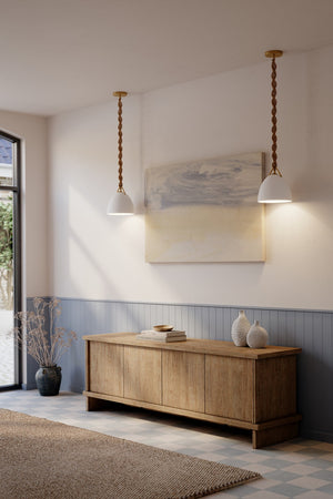 Minka-Lavery - 16065-732 - One Light Mini Pendant - Cordon - Legacy Brass
