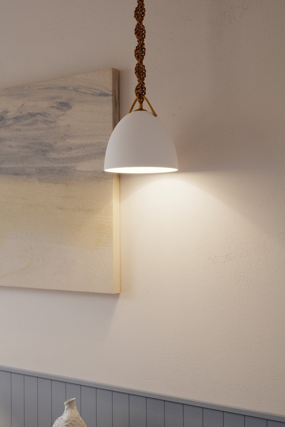 Minka-Lavery - 16065-732 - One Light Mini Pendant - Cordon - Legacy Brass
