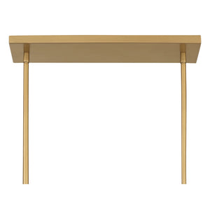 Minka-Lavery - 16067-732 - Three Light Linear Chandelier - Cordon - Legacy Brass