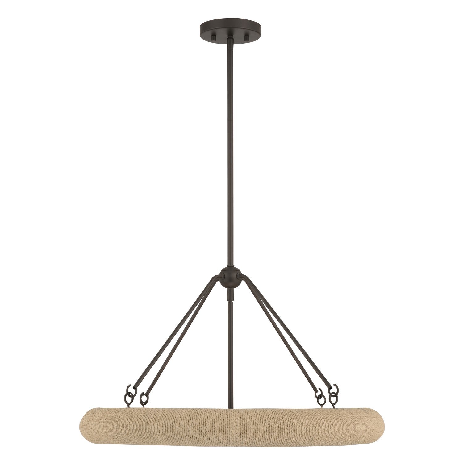 Minka-Lavery - 17115-860 - Five Light Pendant - Aeris - Dark Bronze