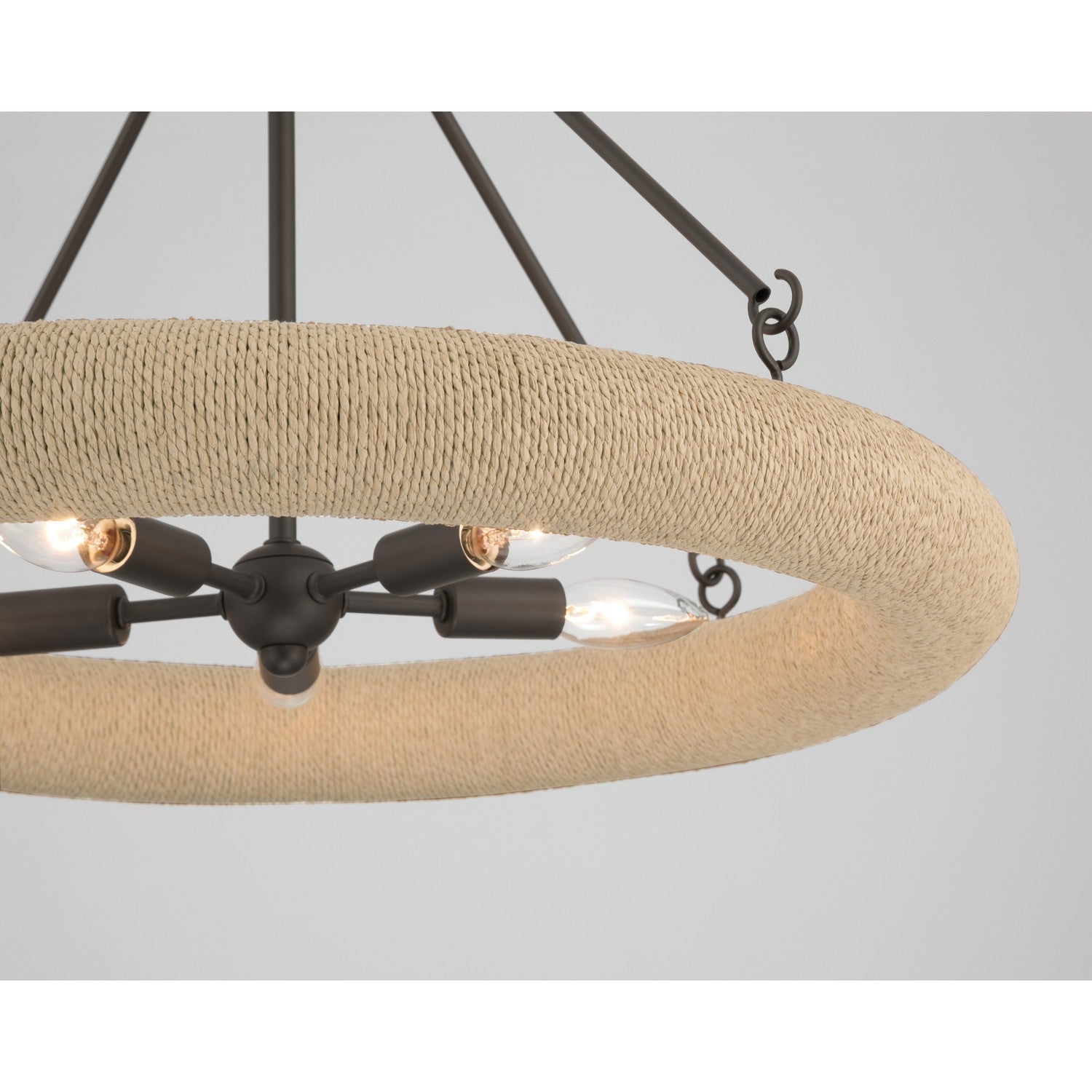 Minka-Lavery - 17115-860 - Five Light Pendant - Aeris - Dark Bronze