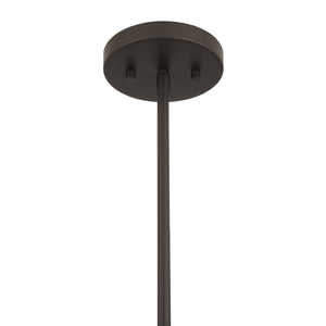 Minka-Lavery - 17115-860 - Five Light Pendant - Aeris - Dark Bronze