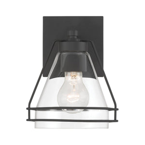 Minka-Lavery - 17641-899 - One Light Bath Sconce - Lorenth - Dark Matte Black