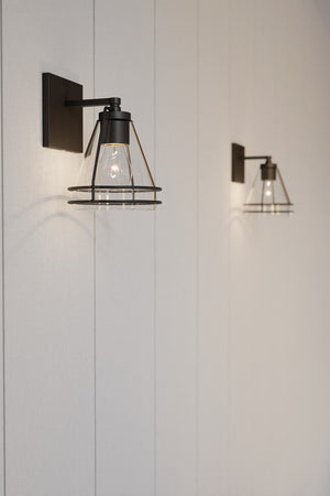 Minka-Lavery - 17641-899 - One Light Bath Sconce - Lorenth - Dark Matte Black