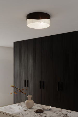 Minka-Lavery - 18766-860 - Three Light Flush Mount - Sway - Dark Bronze