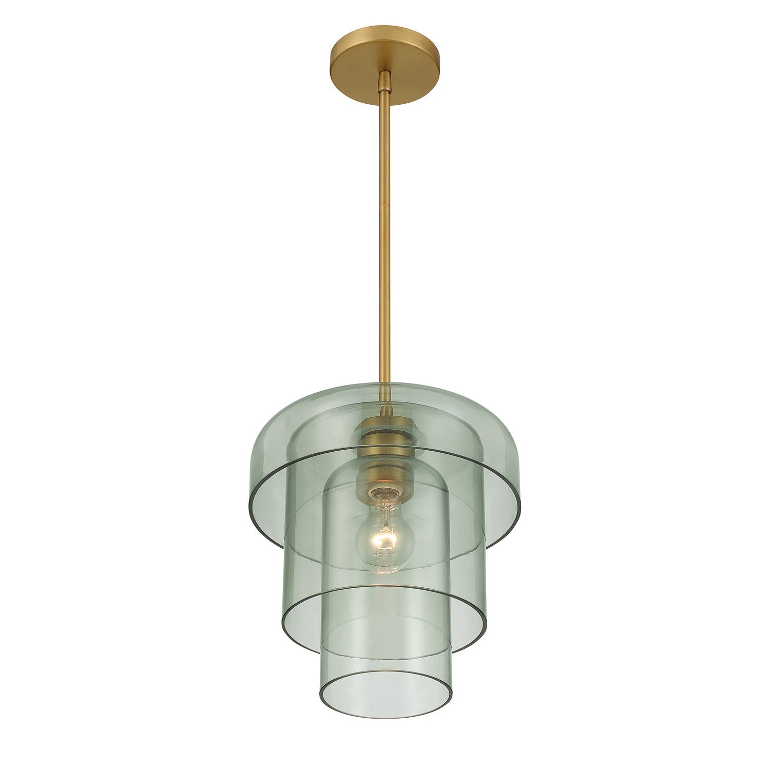Minka-Lavery - 19615-732 - One Light Pendant - Velique - Legacy Brass