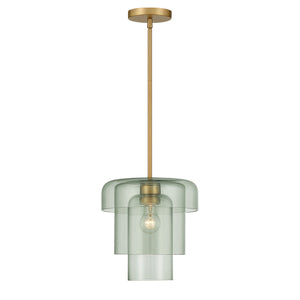 Minka-Lavery - 19615-732 - One Light Pendant - Velique - Legacy Brass