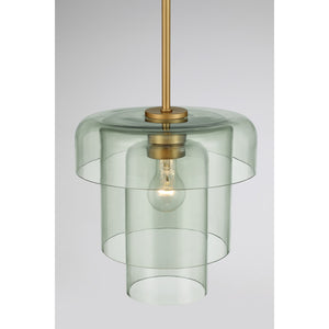 Minka-Lavery - 19615-732 - One Light Pendant - Velique - Legacy Brass
