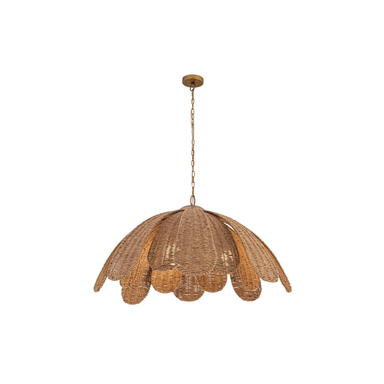 Minka-Lavery - 19885-732 - Three Light Pendant - Covea - Legacy Brass