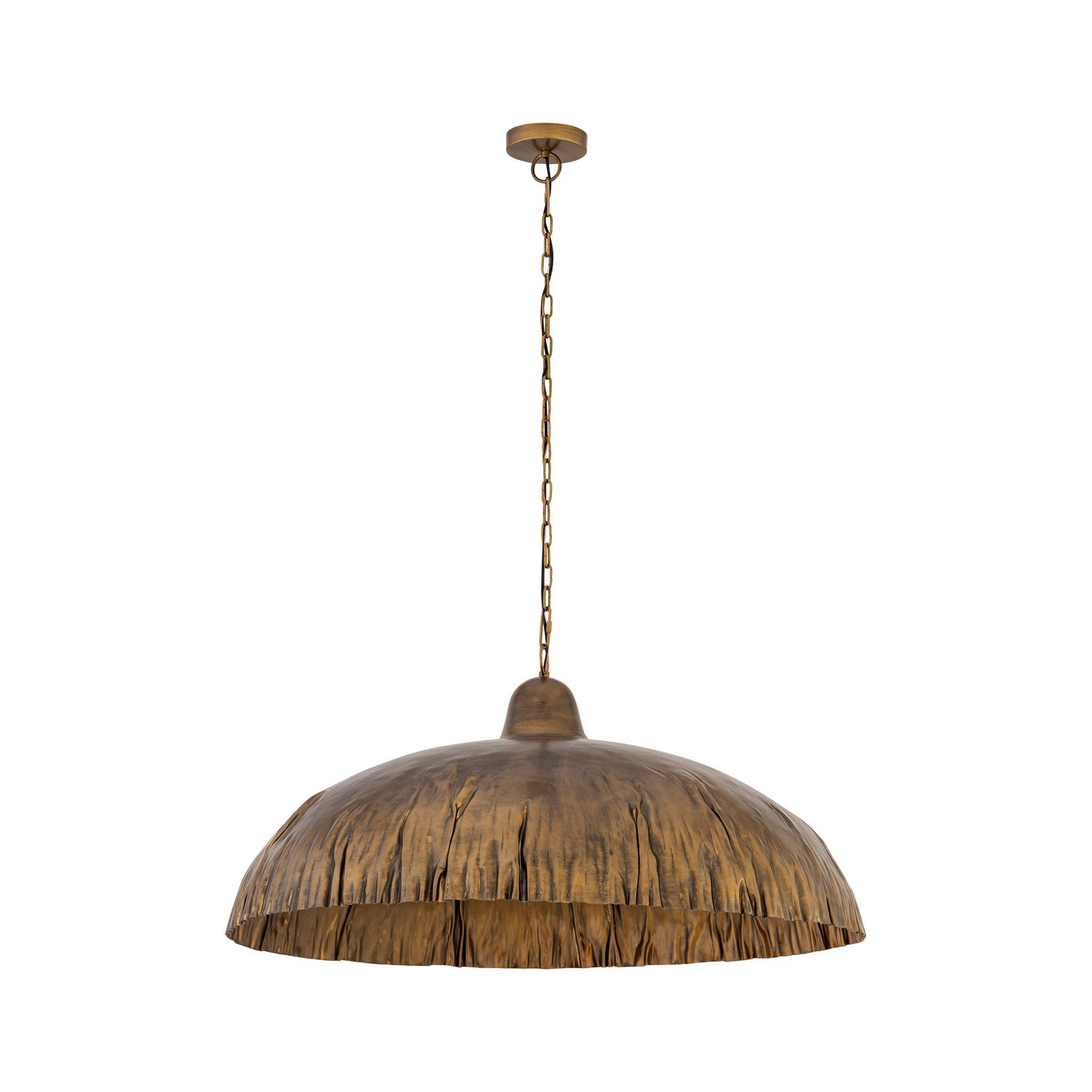 Minka-Lavery - 19915-789 - One Light Pendant - Zinnia - Antique Brass