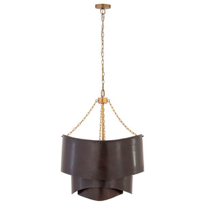 Minka-Lavery - 19925-855 - Three Light Pendant - Zyra - Legacy Brass