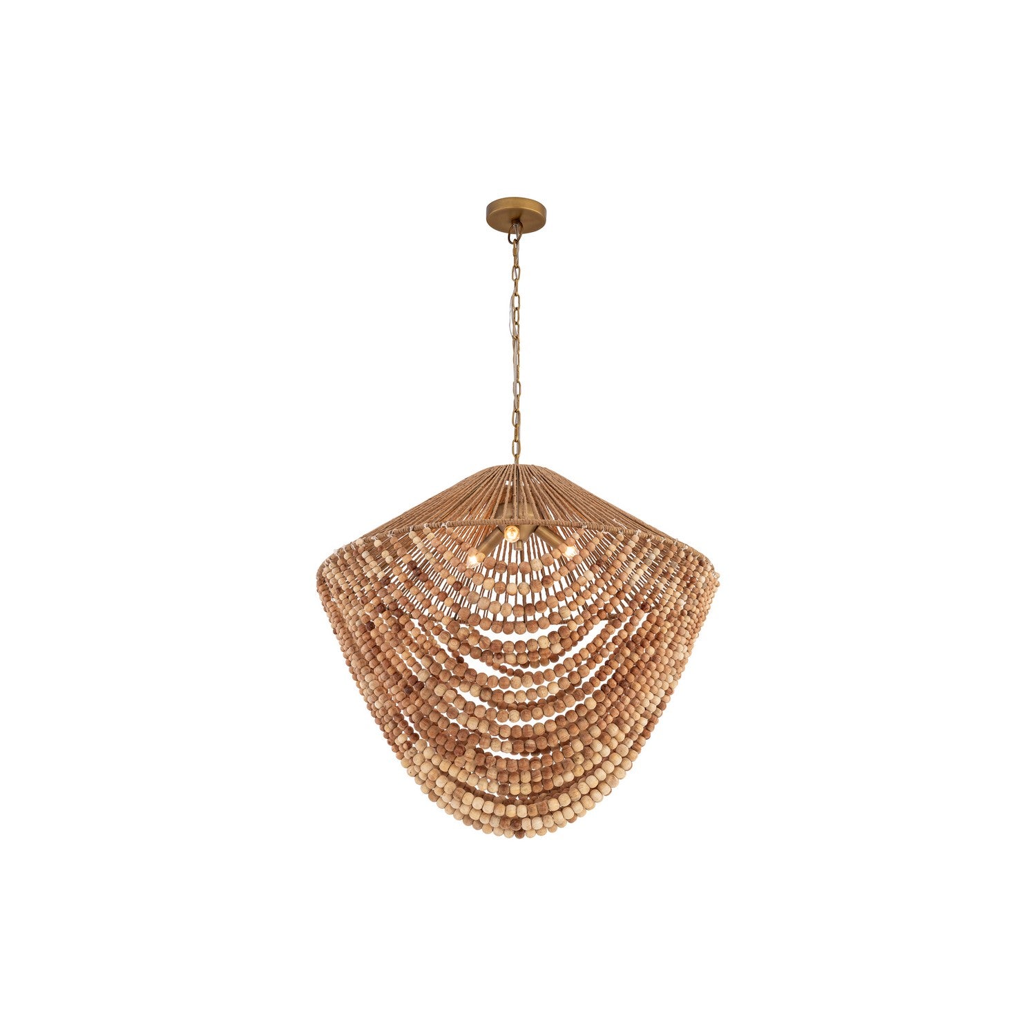 Minka-Lavery - 19946-732 - Three Light Pendant - Virella - Legacy Brass