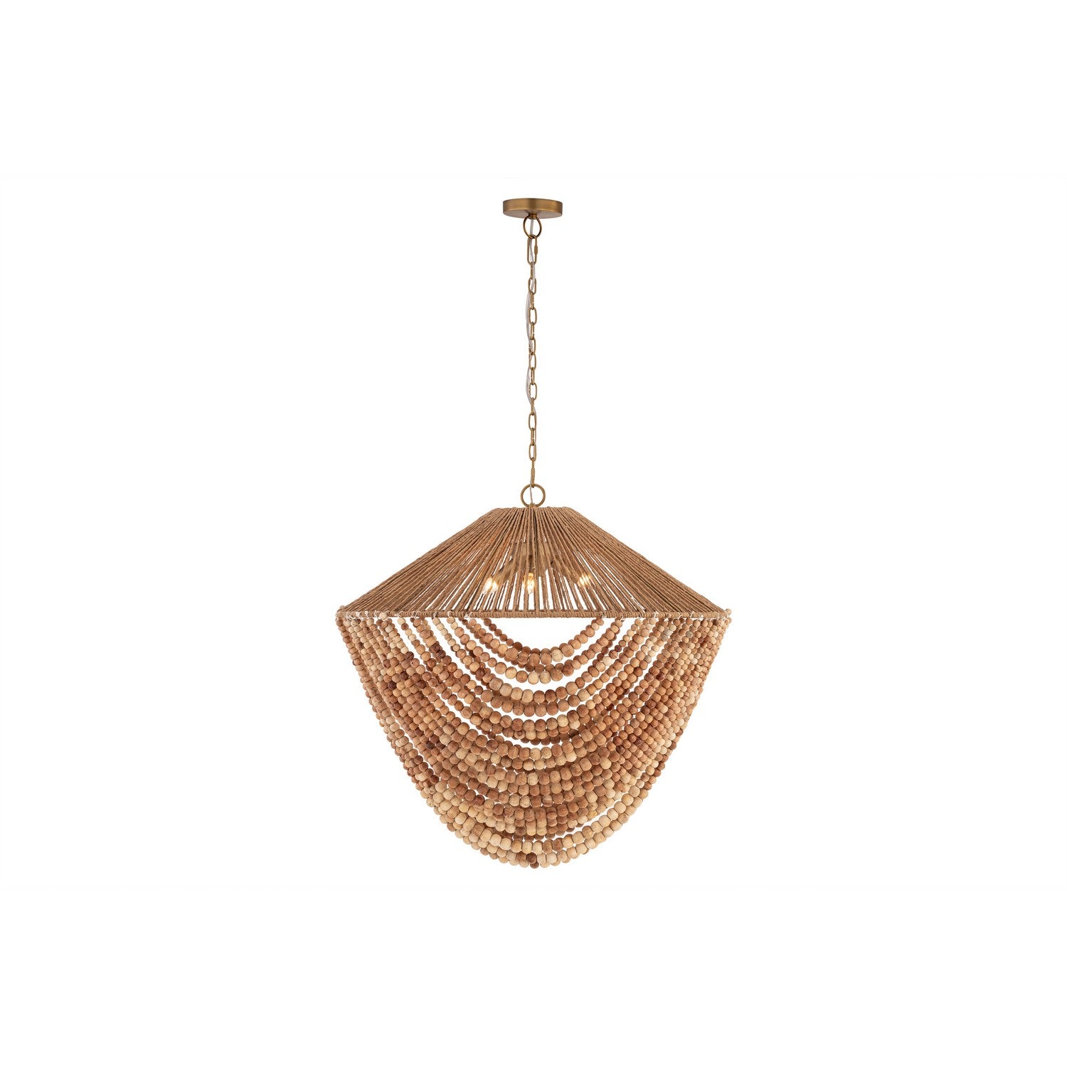 Minka-Lavery - 19946-732 - Three Light Pendant - Virella - Legacy Brass