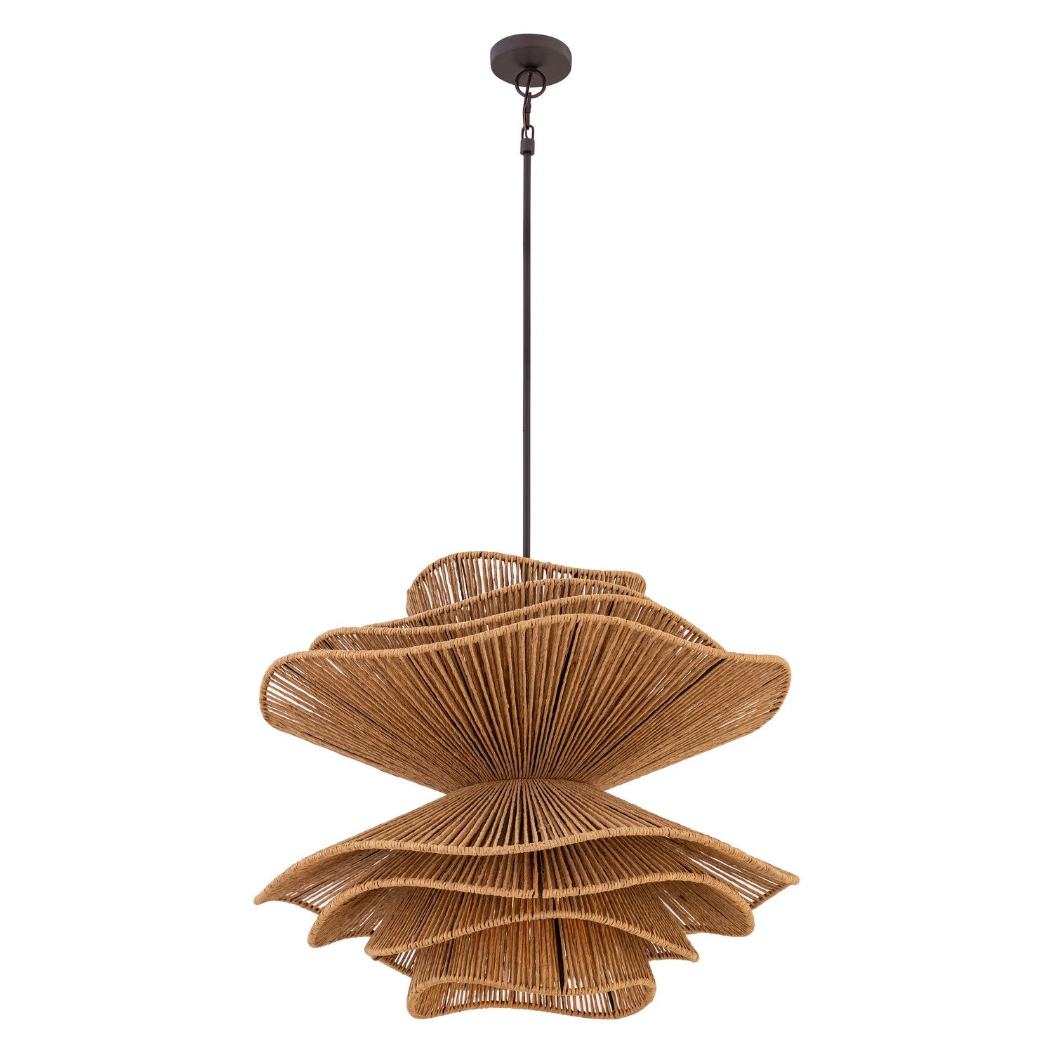 Minka-Lavery - 19996-860 - Six Light Pendant - Mireth - Dark Bronze