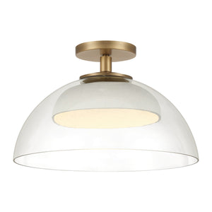 Minka-Lavery - 2036-732-L - LED Convertible Pendant/Semi-Flush - Halwynd - Legacy Brass