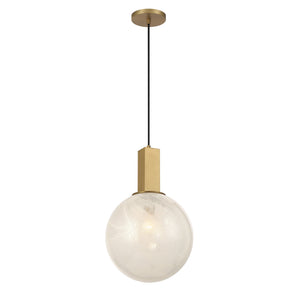 Minka-Lavery - 2526-732 - One Light Pendant - Narra - Legacy Brass