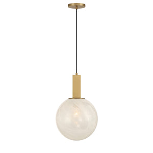 Minka-Lavery - 2526-732 - One Light Pendant - Narra - Legacy Brass