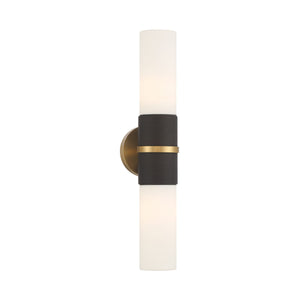 Minka-Lavery - 2552-855 - Two Light Wall Sconce - Linthor - Legacy Brass