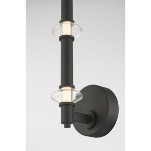Minka-Lavery - 5640-899-L - LED Wall Sconce - Pearl - Dark Matte Black