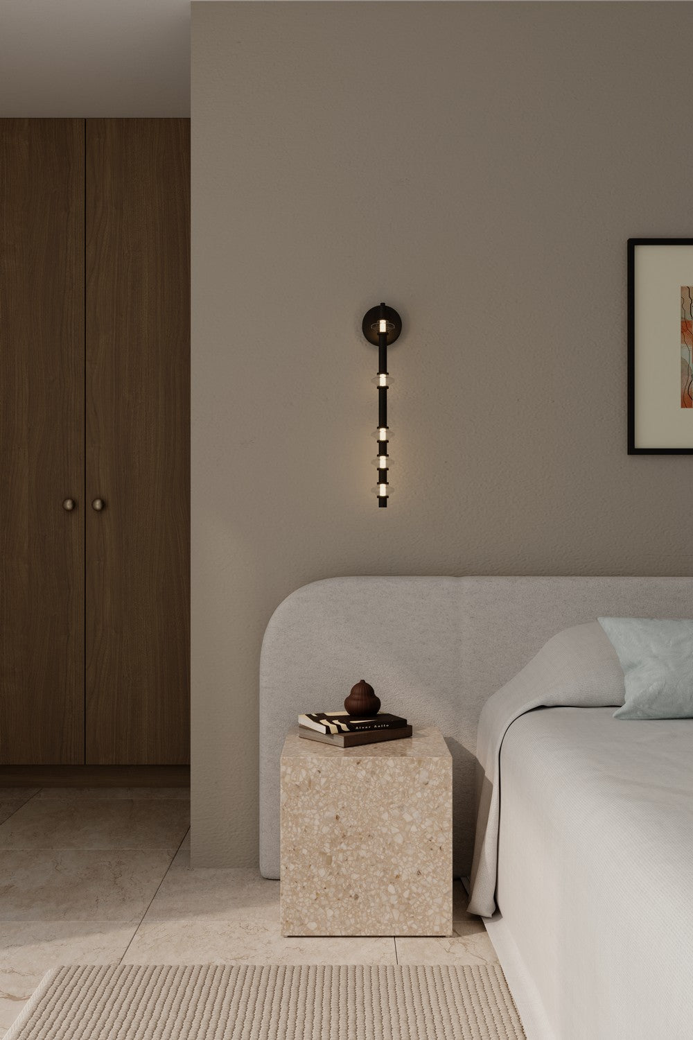 Minka-Lavery - 5640-899-L - LED Wall Sconce - Pearl - Dark Matte Black
