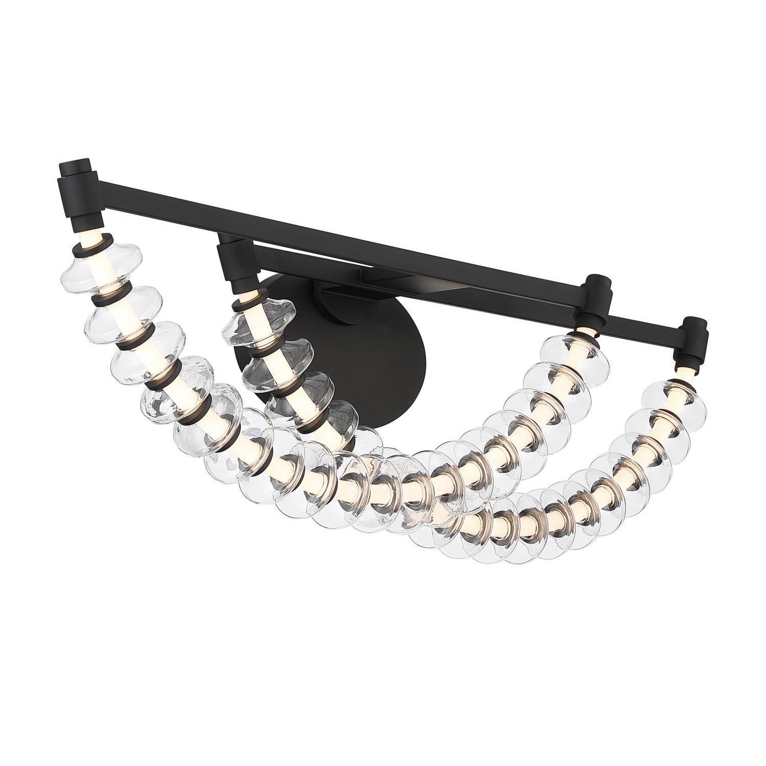 Minka-Lavery - 5642-899-L - LED Vanity - Pearl - Dark Matte Black