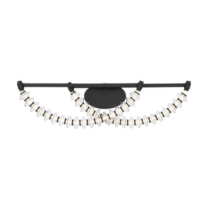 Minka-Lavery - 5642-899-L - LED Vanity - Pearl - Dark Matte Black