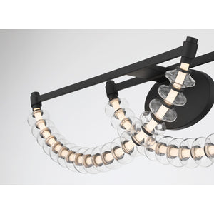 Minka-Lavery - 5642-899-L - LED Vanity - Pearl - Dark Matte Black