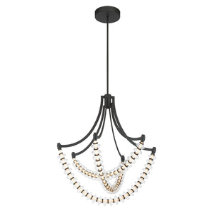 Minka-Lavery - 5646-899-L - LED Chandelier - Pearl - Dark Matte Black