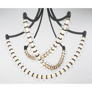 Minka-Lavery - 5646-899-L - LED Chandelier - Pearl - Dark Matte Black