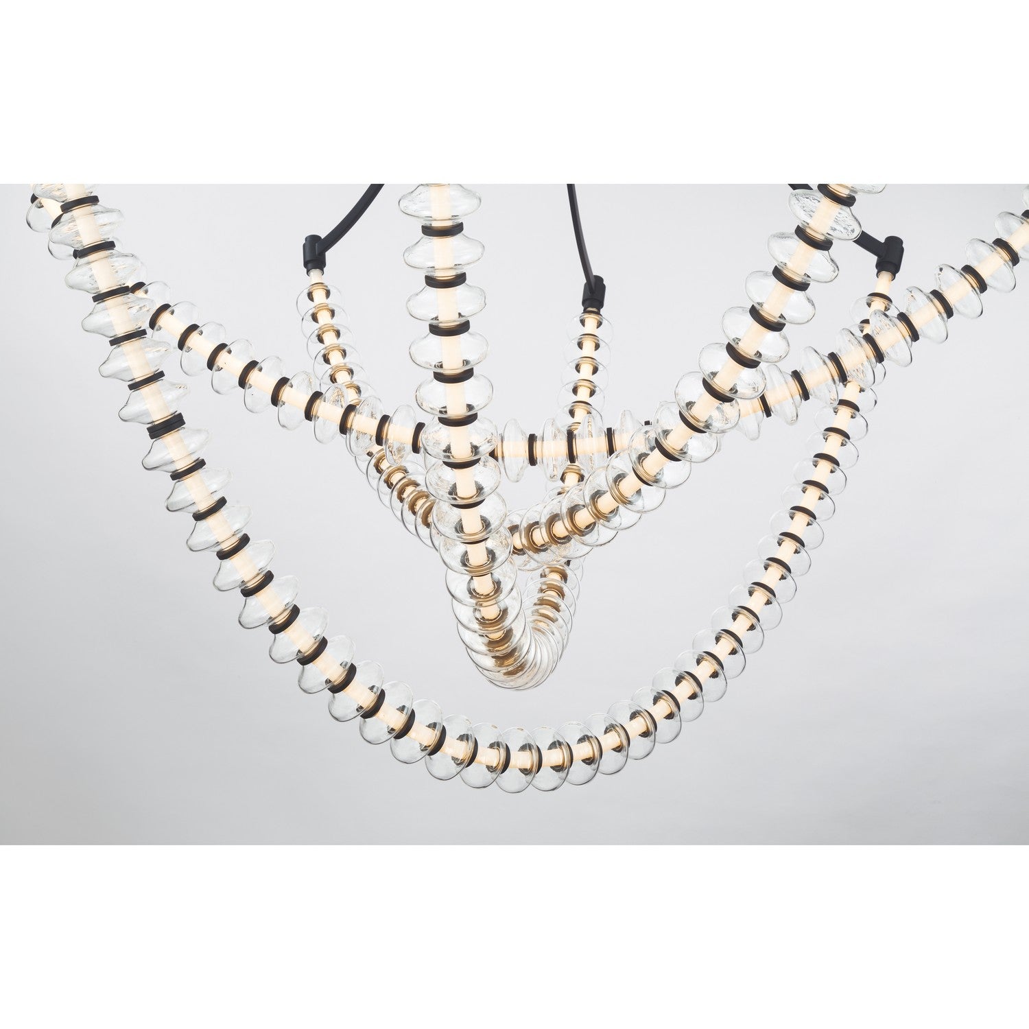 Minka-Lavery - 5648-899-L - LED Chandelier - Pearl - Dark Matte Black