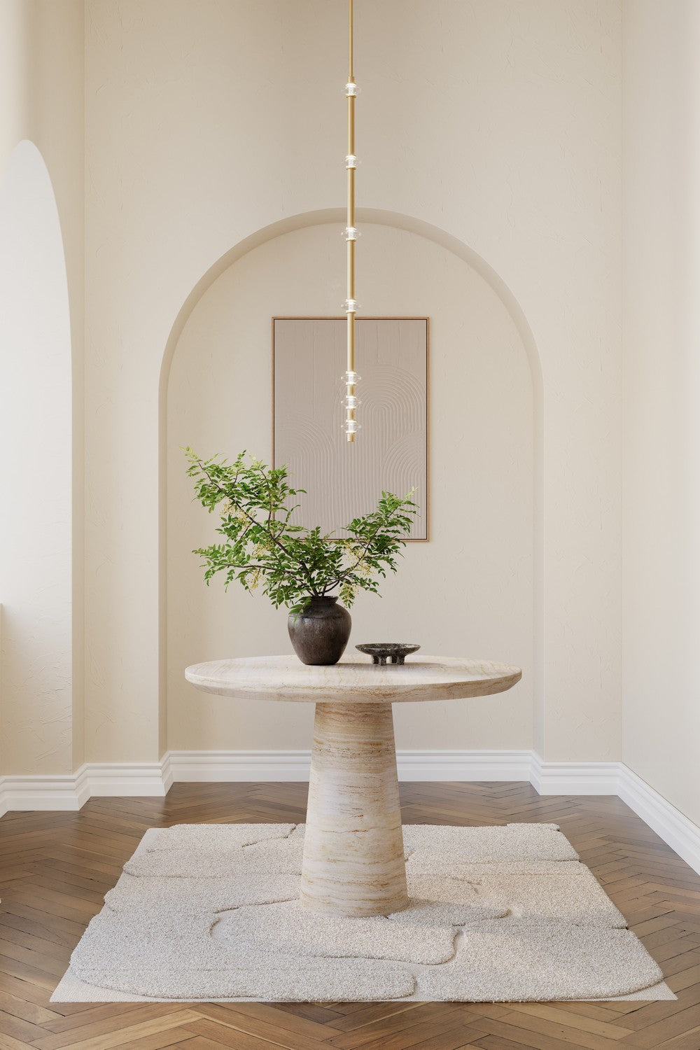 Minka-Lavery - 5649-732-L - LED Mini Pendant - Pearl - Legacy Brass