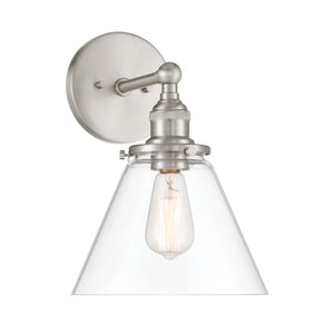 Minka-Lavery - 5680-84 - One Light Bath Sconce - Barwell - Brushed Nickel
