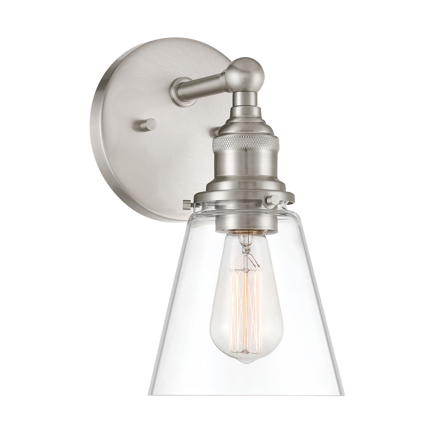 Minka-Lavery - 5681-84 - One Light Bath Sconce - Barwell - Brushed Nickel