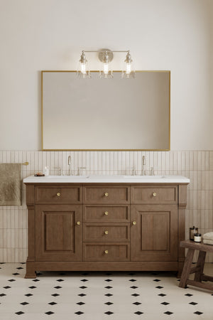 Minka-Lavery - 5683-84 - Three Light Vanity - Barwell - Brushed Nickel