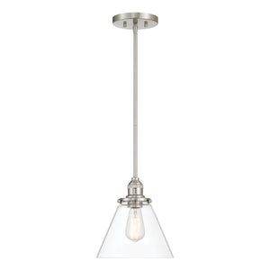 Minka-Lavery - 5686-84 - One Light Mini Pendant - Barwell - Brushed Nickel