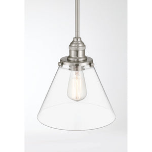 Minka-Lavery - 5686-84 - One Light Mini Pendant - Barwell - Brushed Nickel